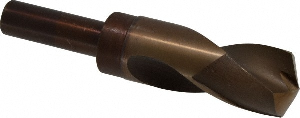 Hertel 306C 1-11/32 Reduced Shank Drill Bit: 1-11/32 Dia, 3/4 Shank Dia, 135 0, Cobalt Image