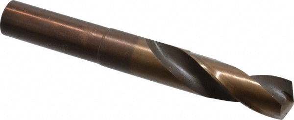 Hertel 306C 25/32 Reduced Shank Drill Bit: 25/32 Dia, 3/4 Shank Dia, 135 0, Cobalt Image