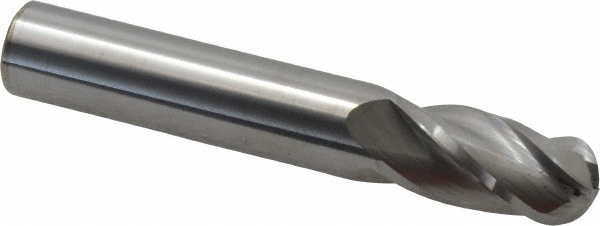 Hertel E599924535 Ball End Mill: 0.5625" Dia, 1.125" LOC, 4 Flute, Solid Carbide Image