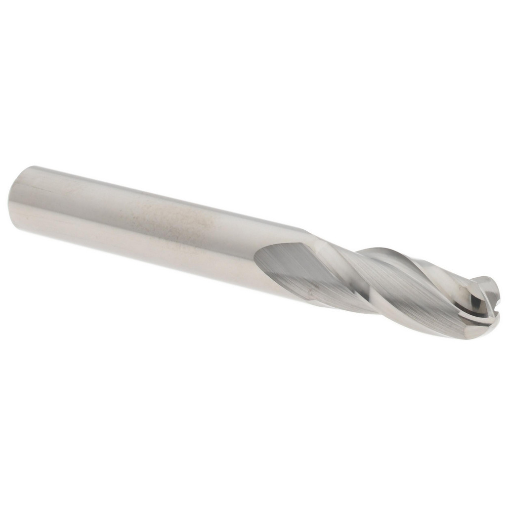 Hertel E599924736 Ball End Mill: 0.3125" Dia, 0.8125" LOC, 3 Flute, Solid Carbide Image
