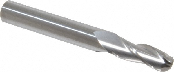 Hertel E599924735 Ball End Mill: 0.2813" Dia, 0.75" LOC, 3 Flute, Solid Carbide Image