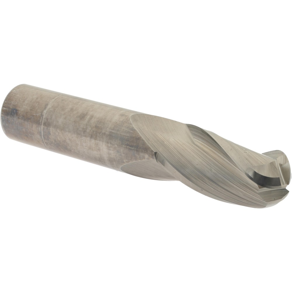 Ball End Mill: 0.75" Dia, 1.5" LOC, 3 Flute, Solid Carbide
