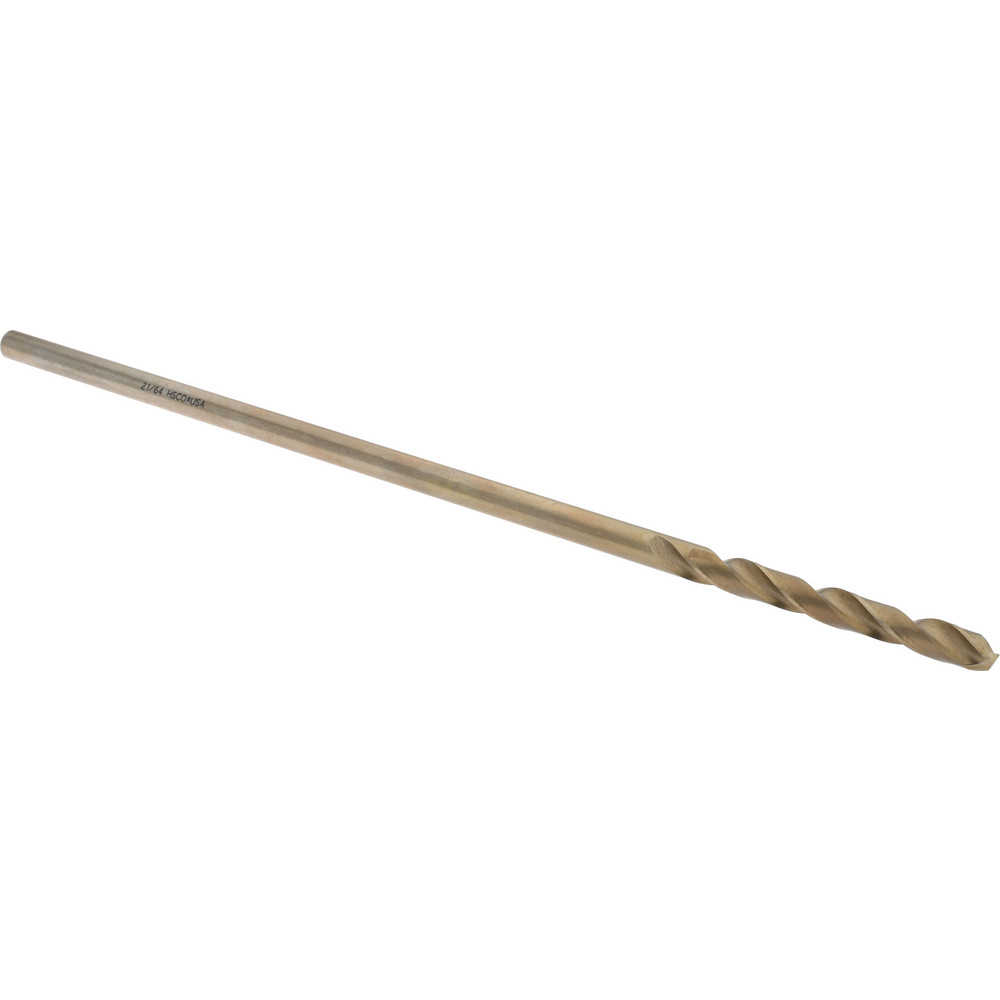 Aircraft Extension Drill Bit: 21/64" Dia, 135 ° Point, Cobalt