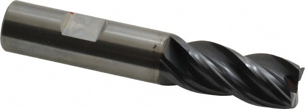 OSG VG434-6250 Corner Radius End Mill: 5/8" Dia, 1-1/4" LOC, 0.03" Radius, 4 Flutes, Solid Carbide Image