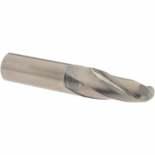 OSG 20100900 Ball End Mill: 0.75" Dia, 1.625" LOC, 2 Flute, Solid Carbide Image