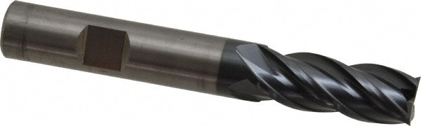 OSG VG441-5002 Square End Mill: 1/2 Dia, 1-1/4 LOC, 1/2 Shank Dia, 3-1/2 OAL, 4 Flutes, Solid Carbide Image