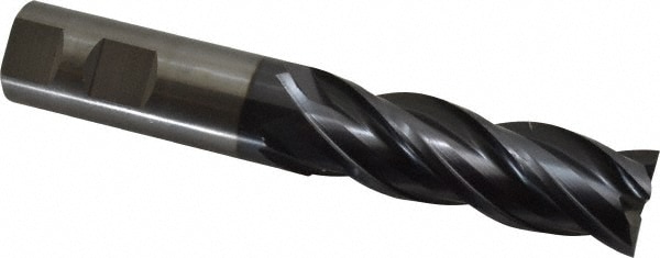 OSG VG441-1003 Square End Mill: 1 Dia, 3 LOC, 1 Shank Dia, 6 OAL, 4 Flutes, Solid Carbide Image