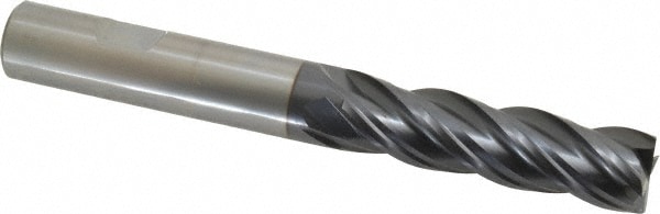 OSG VG441-6253 Square End Mill: 5/8 Dia, 2-1/4 LOC, 5/8 Shank Dia, 5 OAL, 4 Flutes, Solid Carbide Image