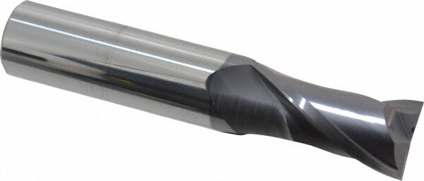 Hertel 750370 3/4", 1-1/2" LOC, 3/4" Shank Diam, 4" OAL, 2 Flute, Solid Carbide Square End Mill Image