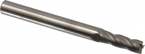 Hertel E599924654 Square End Mill: 0.1772 Dia, 0.5512 LOC, 4 Flutes, Solid Carbide Image