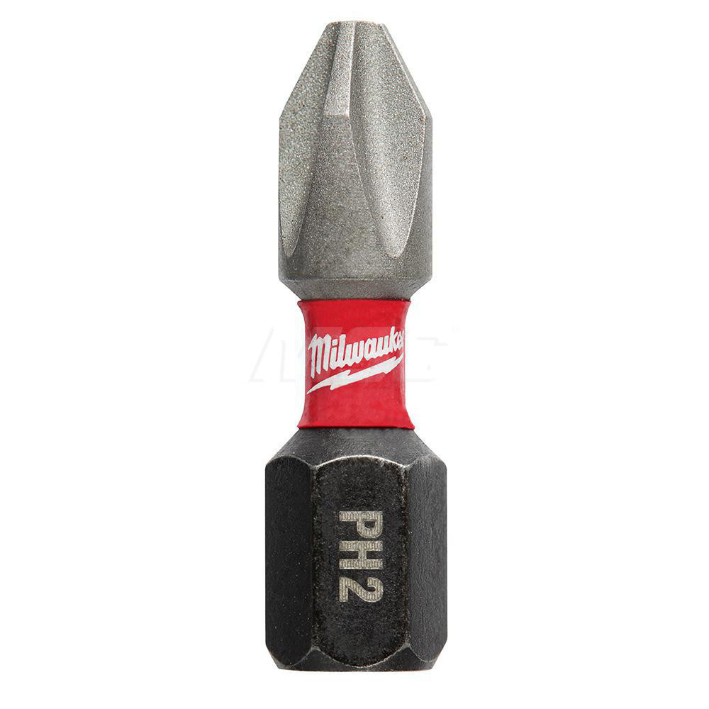 Milwaukee Tool Power Screwdriver Bit 2 Phillips, 1/4" Hex Drive