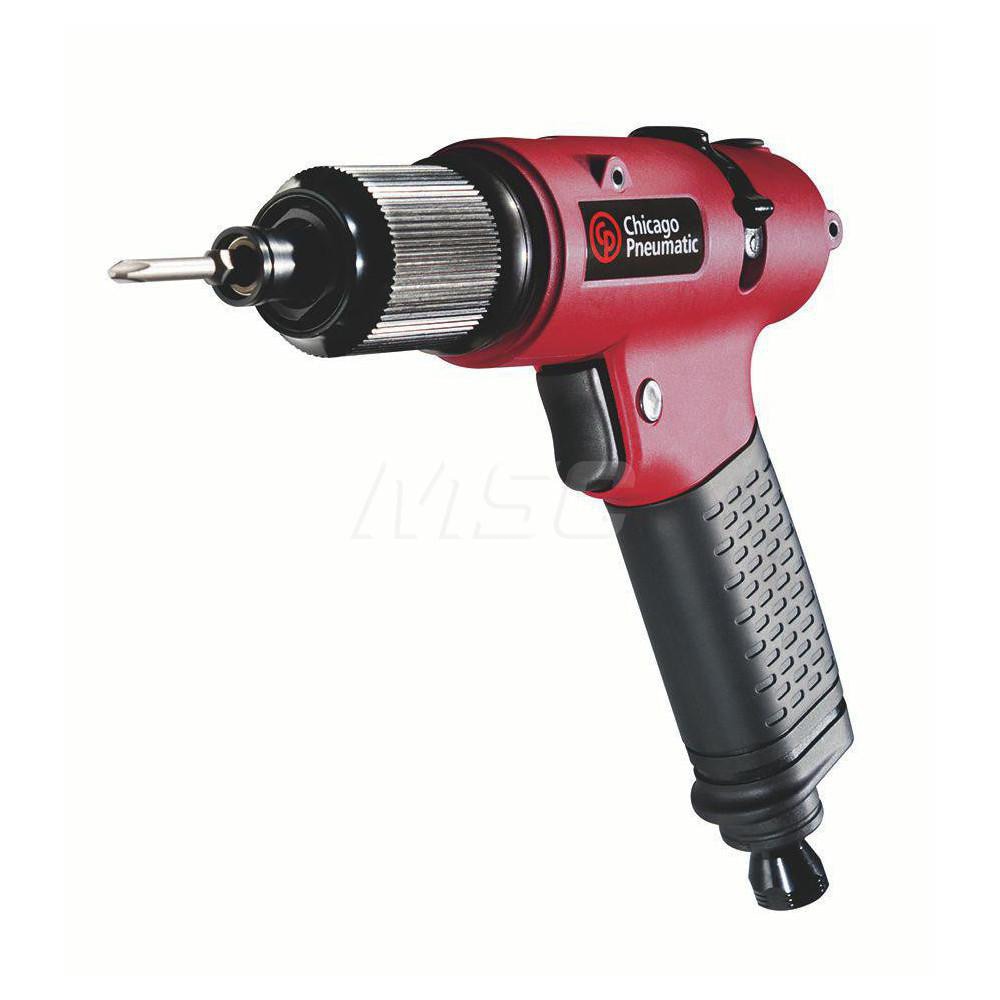 Chicago Pneumatic 6151922612 1/4" Bit Holder, 1,700 RPM, Pistol Grip Handle Air Screwdriver 