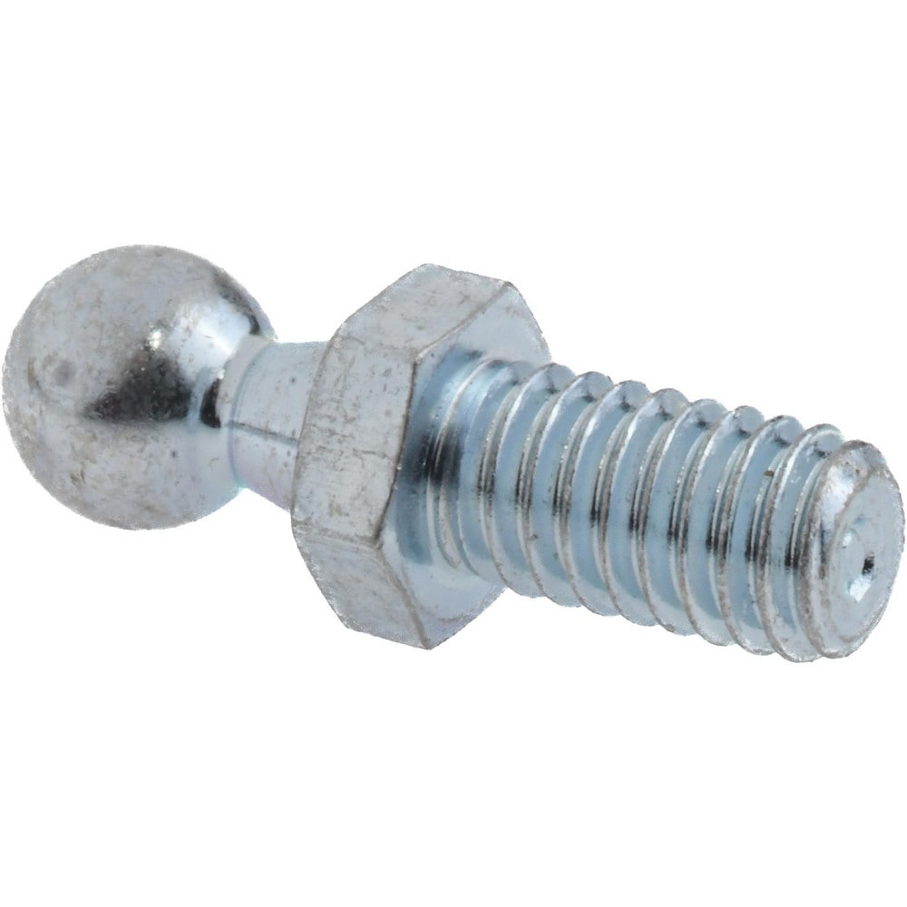 0.39" Diam Zinc Plated Ball Studs