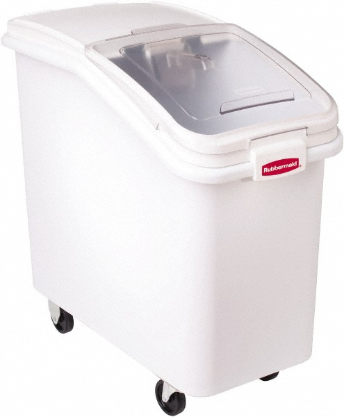 Rubbermaid Rectangular, White Polypropylene Food Bin - 28" High x 15-1/2" Wide x 29-1/2" Long | Part #FG360288WHT