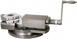 Gibraltar RHV/100 Machine Vise: 4" Jaw Width, 4" Jaw Opening, Horizontal, Swivel Base Image