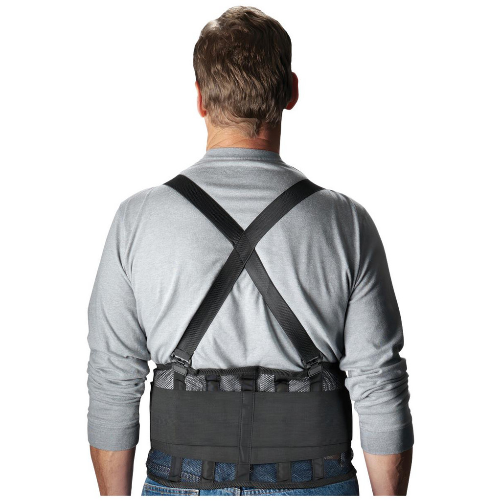 PiP 9" NYL HK&LP BLK XL MESH BACK SUPPORT BELT | Part #290-440XL