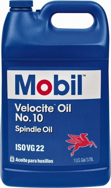 Mobil 101230 Spindle Machine Oil: ISO 22, 1 gal, Container 