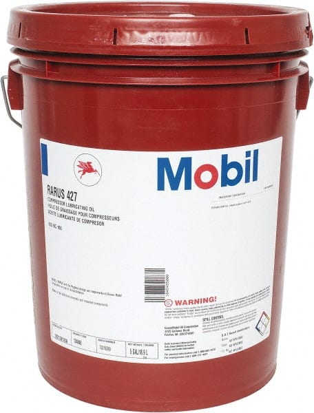 Mobil 104848 5 Gal Pail, ISO 100, SAE 30, Air Compressor Oil 