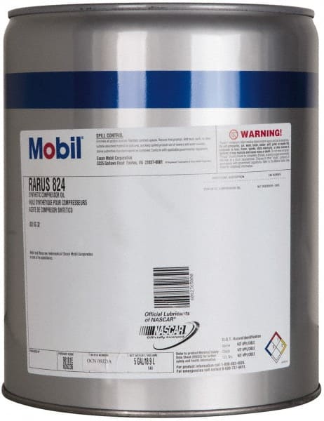 Mobil 100537 5 Gal Pail, ISO 32, SAE 10, Air Compressor Oil 