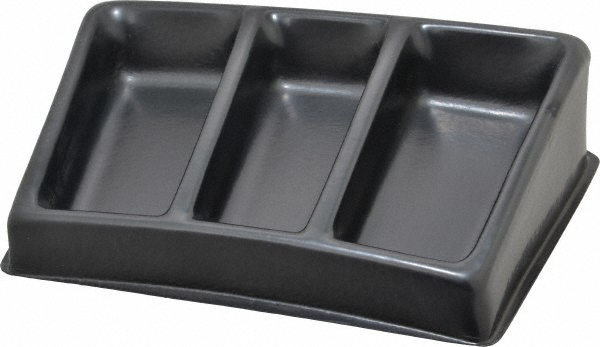 3 Compartment Black Small Parts Assembly Tray