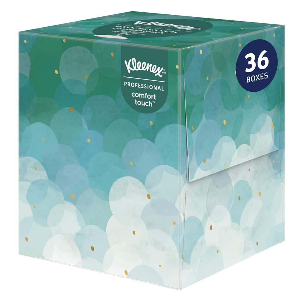 Kleenex Facial 2-Ply Tissue, White - 6 pack, 95 sheets each