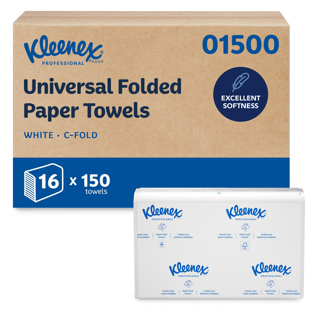 Scott - Essential C-Fold Paper Towels (01510), with Fast-Drying