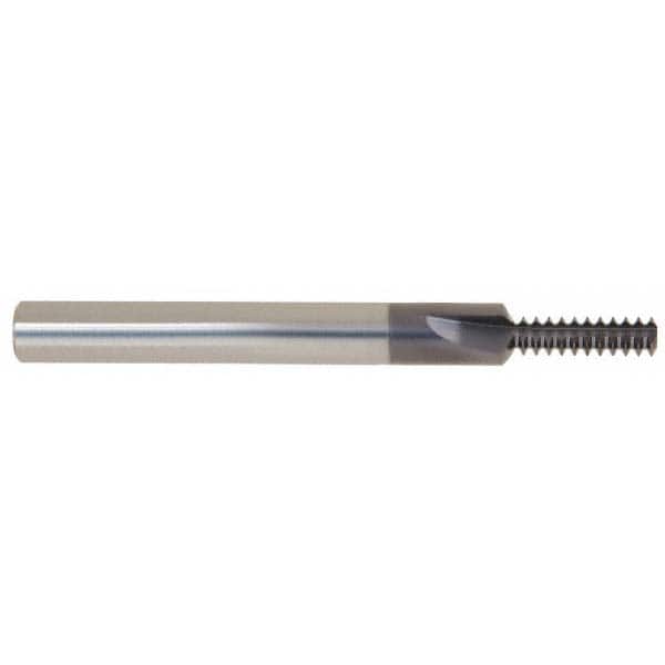 Scientific Cutting Tools TM170-20A Straight Flute Thread Mill: 1/4-20, Internal, 3 Flutes, 1/4" Shank Dia, Solid Carbide 