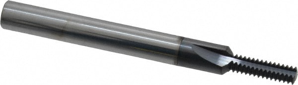 Scientific Cutting Tools TM170-28A Straight Flute Thread Mill: 1/4-28, Internal, 3 Flutes, 1/4" Shank Dia, Solid Carbide Image