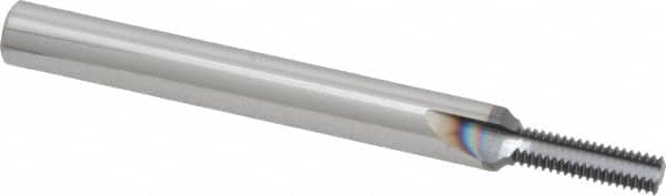 Scientific Cutting Tools TM170-36A Straight Flute Thread Mill: 1/4-36, Internal, 3 Flutes, 1/4" Shank Dia, Solid Carbide 