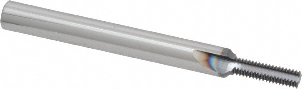 Scientific Cutting Tools TM170-36A Straight Flute Thread Mill: 1/4-36, Internal, 3 Flutes, 1/4" Shank Dia, Solid Carbide Image