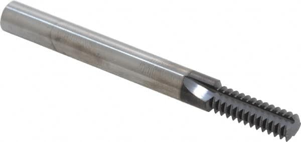 Scientific Cutting Tools TM235-20A Straight Flute Thread Mill: 5/16-20, Internal, 3 Flutes, 1/4" Shank Dia, Solid Carbide 