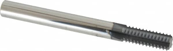Scientific Cutting Tools TM250-40A Straight Flute Thread Mill: 3/8-40, External & Internal, 4 Flutes, 1/4" Shank Dia, Solid Carbide 