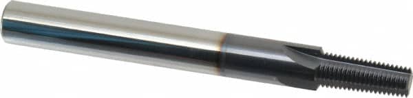 Scientific Cutting Tools TM28027NPTTIN/C Straight Flute Thread Mill: 1/8-27, External & Internal, 4 Flutes, 3/8" Shank Dia, Solid Carbide 