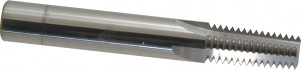 Scientific Cutting Tools TM 430-14NPT Straight Flute Thread Mill: 1/2-14 & 3/4-14, External & Internal, 4 Flutes, 1/2" Shank Dia, Solid Carbide 