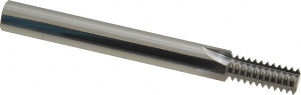 Scientific Cutting Tools TM.345-14 Straight Flute Thread Mill: 7/16-14, Internal, 4 Flutes, 3/8" Shank Dia, Solid Carbide Image