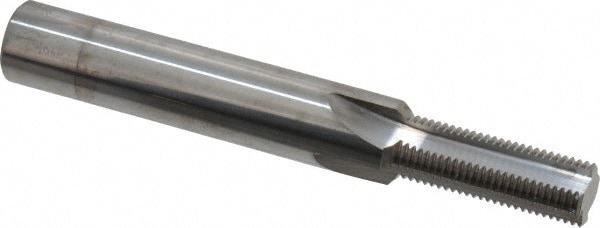 Scientific Cutting Tools TM400-24 Straight Flute Thread Mill: 1/2-24, Internal, 4 Flutes, 1/2" Shank Dia, Solid Carbide Image