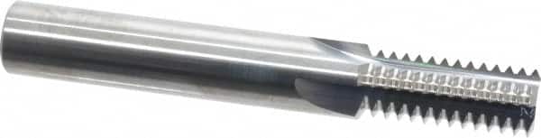 Scientific Cutting Tools TM.450-12 Straight Flute Thread Mill: 9/16-12, Internal, 4 Flutes, 1/2" Shank Dia, Solid Carbide 