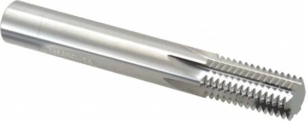 Scientific Cutting Tools TM 490-14 Straight Flute Thread Mill: 5/8-14, Internal, 6 Flutes, 1/2" Shank Dia, Solid Carbide 