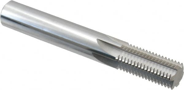 Scientific Cutting Tools TM 490-16 Straight Flute Thread Mill: 5/8-16, Internal, 6 Flutes, 1/2" Shank Dia, Solid Carbide 