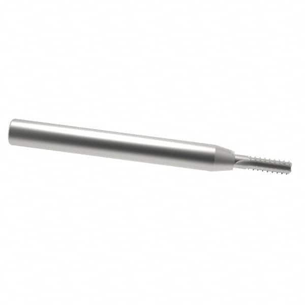 Scientific Cutting Tools TM.350-18 Straight Flute Thread Mill: 7/16-18, External & Internal, 4 Flutes, 3/4" Shank Dia, Solid Carbide 