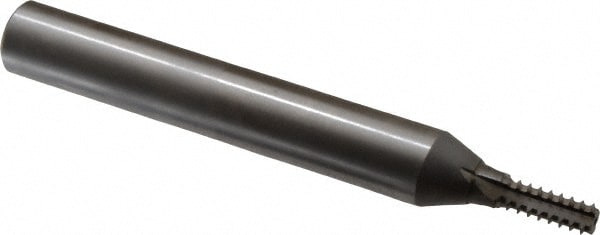 Scientific Cutting Tools TM.350-20 Straight Flute Thread Mill: 7/16-20, External & Internal, 4 Flutes, 3/4" Shank Dia, Solid Carbide Image