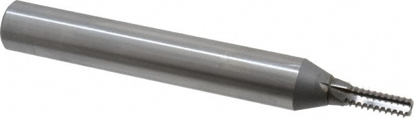 Scientific Cutting Tools TM.350-24 Straight Flute Thread Mill: 7/16-24, External & Internal, 4 Flutes, 3/4" Shank Dia, Solid Carbide Image