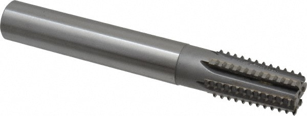 Scientific Cutting Tools TM1.0-11.5NPT Straight Flute Thread Mill: 11-1/2, External & Internal, 6 Flutes, 1" Shank Dia, Carbide Tipped Image