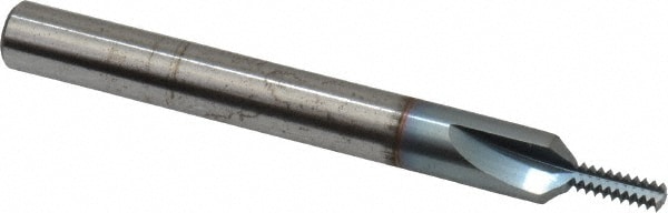 Scientific Cutting Tools TM115-32N Straight Flute Thread Mill: #8 to 32, Internal, 3 Flutes, 1/4" Shank Dia, Powdered Metal Image