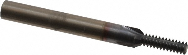 Scientific Cutting Tools TM180-24N Straight Flute Thread Mill: 1/4-24, Internal, 3 Flutes, 1/4" Shank Dia, Powdered Metal Image