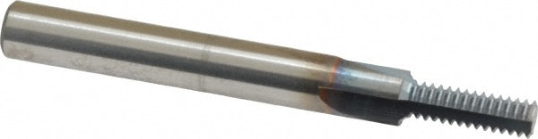 Scientific Cutting Tools TM180-28N Straight Flute Thread Mill: 1/4-28, Internal, 3 Flutes, 1/4" Shank Dia, Powdered Metal Image