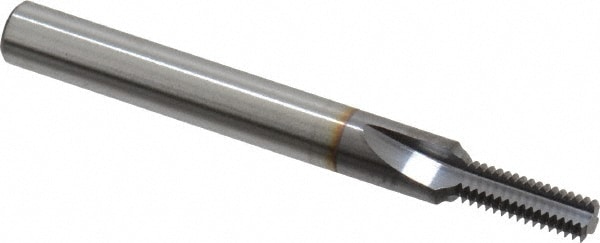 Scientific Cutting Tools TM180-32N Straight Flute Thread Mill: 1/4-32, Internal, 3 Flutes, 1/4" Shank Dia, Powdered Metal Image