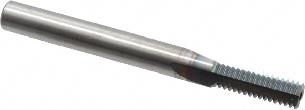 Scientific Cutting Tools TM240-24N Straight Flute Thread Mill: 5/16-24, External & Internal, 3 Flutes, 1/4" Shank Dia, Powdered Metal Image