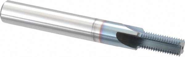 Scientific Cutting Tools TM395-20N Straight Flute Thread Mill: 1/2-20, External & Internal, 4 Flutes, 1/2" Shank Dia, Powdered Metal Image