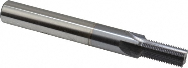 Scientific Cutting Tools TM395-28N Straight Flute Thread Mill: 1/2-28, External & Internal, 4 Flutes, 1/2" Shank Dia, Powdered Metal Image